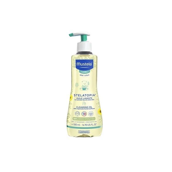 Mustela Stelatopia, olejek myjący, od 1 dnia życia, 500ml