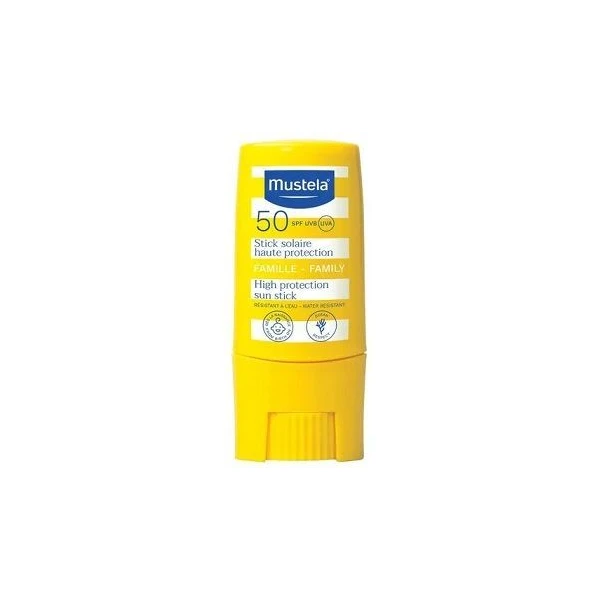 Mustela, sztyft przeciwsłoneczny SPF50, od urodzenia, 9ml