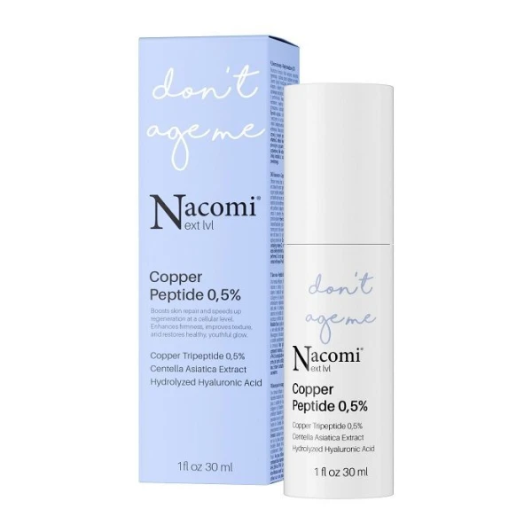 Nacomi Next Level, Peptyd miedziowy 0,5%, serum do twarzy, 30ml