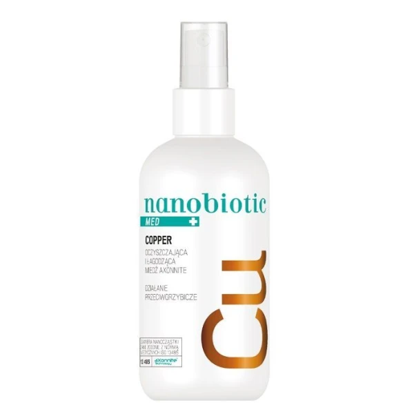 Nanobiotic Med Plus Copper, ochronna i łagodząca miedź Axonnite, spray, 150ml