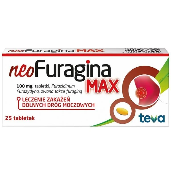 neoFuragina Max 100mg, 25 tabletek