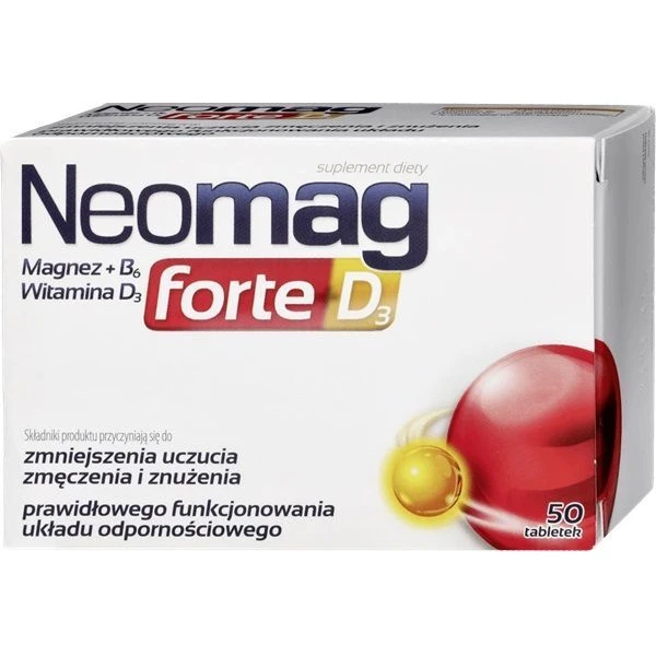 NeoMag Forte D3, 50 tabletek