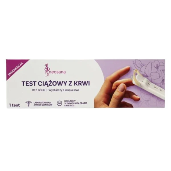 Neosana, test ciążowy z krwi, 1 sztuka