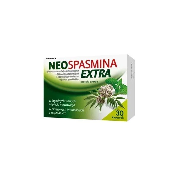 Neospasmina Extra (Extraspasmina), lek złożony, 30 kapsułek