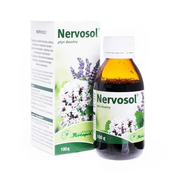 Nervosol, lek złożony, płyn doustny, 100g