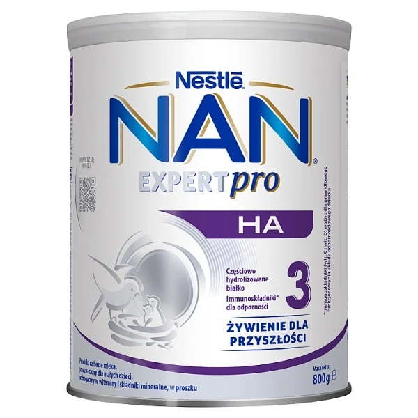 Nestle Nan Expert Pro HA 3, mleko modyfikowane, dla niemowląt po 1 roku życia, 800g