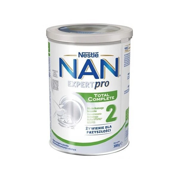 Nestle Nan Expert Pro Total Complete 2, mleko dla niemowląt powyżej 6 miesiąca życia, 380g