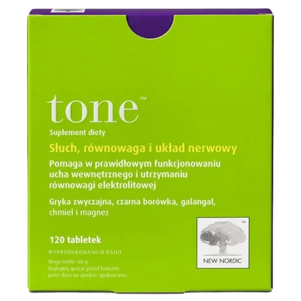 New Nordic, Tone, 120 tabletek
