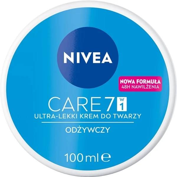 Nivea Care, lekki krem odżywczy do twarzy 7w1, 100ml