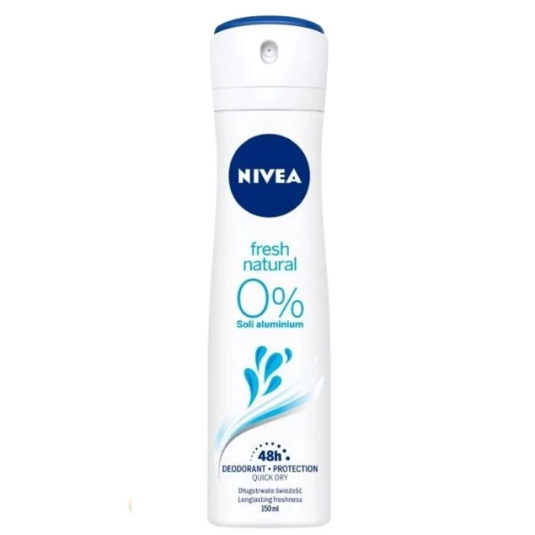 Nivea Fresh Natural, antyperspirant w sprayu bez soli aluminium, 150ml