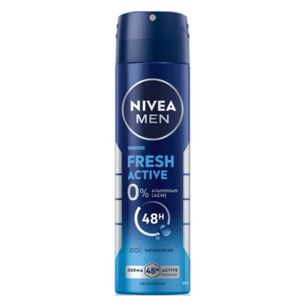 Nivea Men Fresh Active, antyperspirant w sprayu dla mężczyzn, 150ml