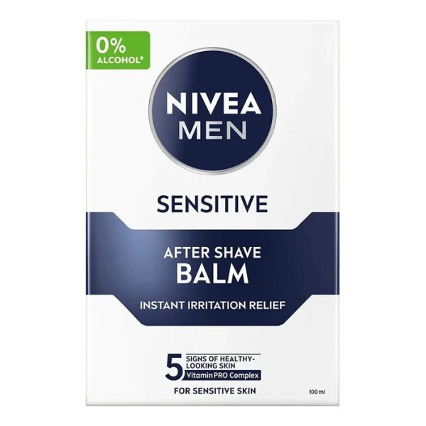 Nivea Men Sensitive, łagodzący balsam po goleniu, z ekstraktem z rumianku, 100ml