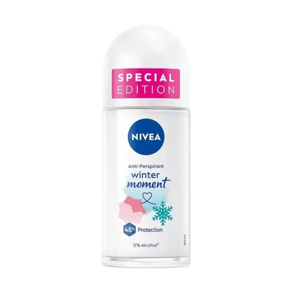 Nivea Winter Moment, antyperspirant roll-on, 72h, 50ml
