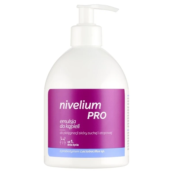 Nivelium Pro, emulsja do kąpieli, do skóry suchej i atopowej, od 1 dnia życia, 400ml