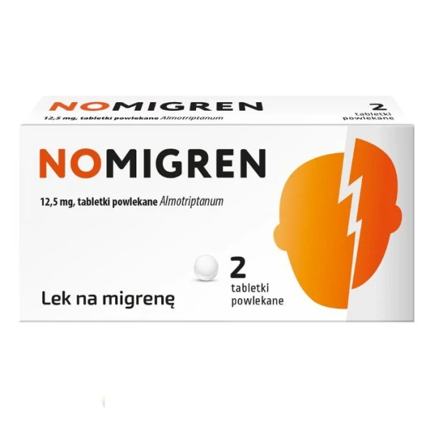 Nomigren 12,5mg, 2 tabletki powlekane