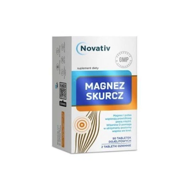 Novativ, Magnez Skurcz, 50 tabletek