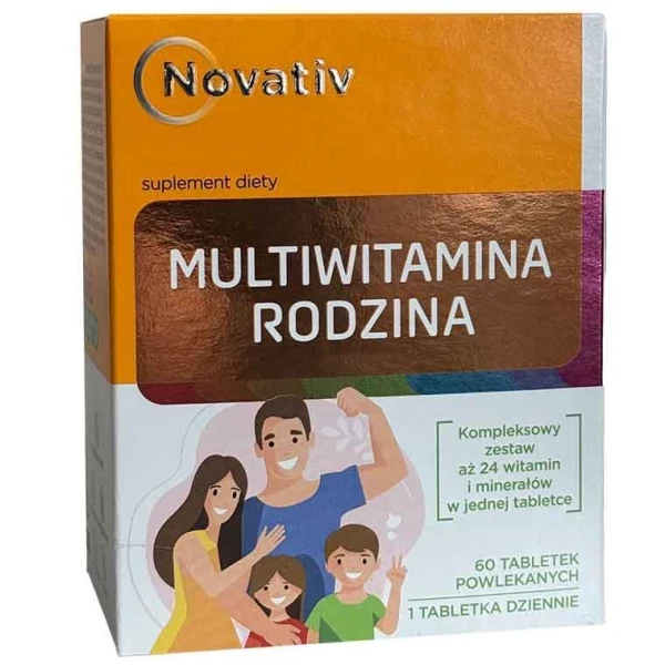 Novativ, Multiwitamina Rodzina, 60 tabletek