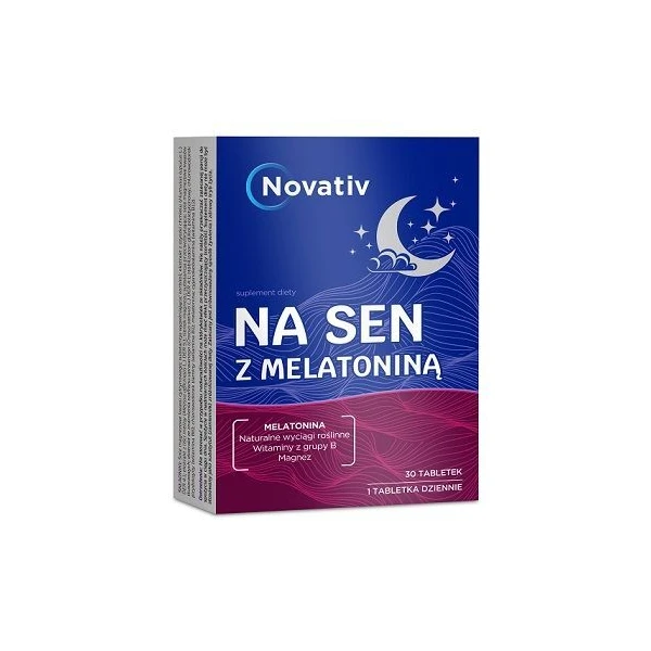 Novativ, Na sen z melatoniną, 30 tabletek