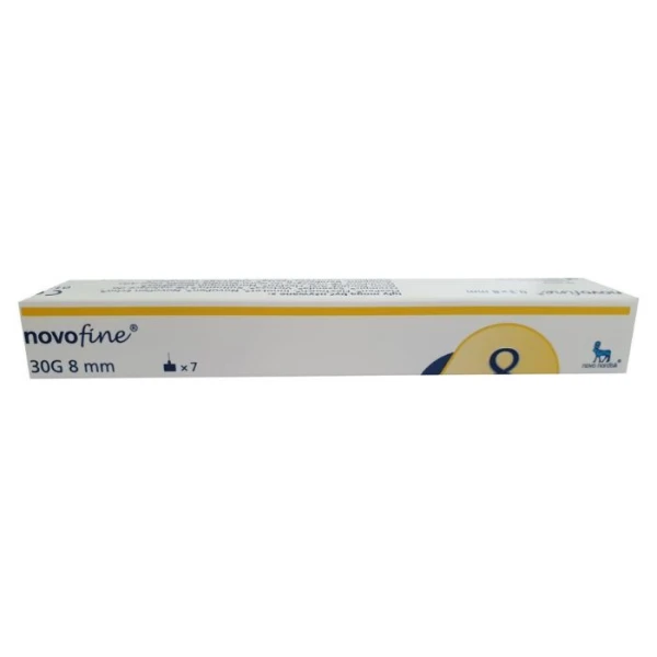 NovoFine, igły do penów insulinowych, 30G, 0,3 x 8mm, 7 sztuk