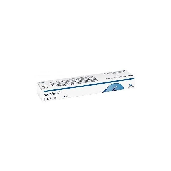 NovoFine, igły do penów insulinowych, 31G, 0,25 x 6mm, 7 sztuk