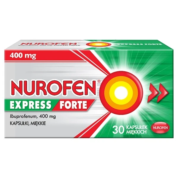 Nurofen Express Forte 400mg, 30 kapsułek