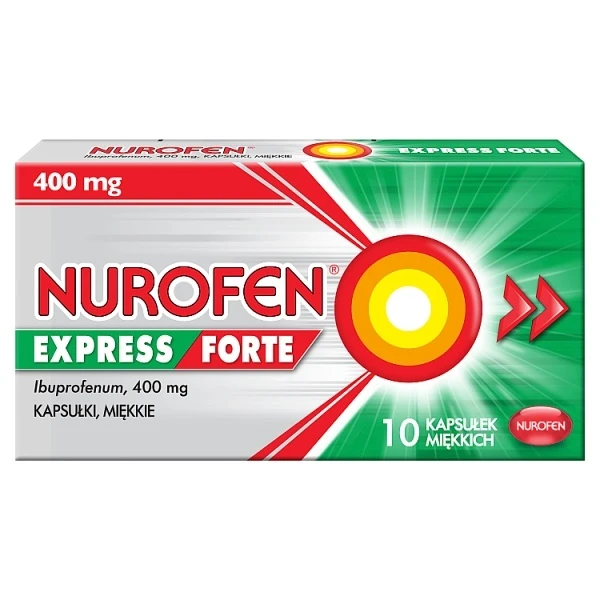 Nurofen Express Forte 400mg, 10 kapsułek