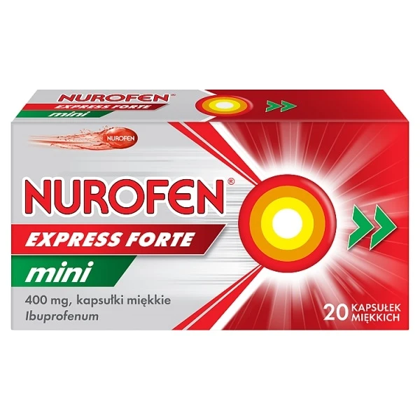 Nurofen Express Forte Mini 400mg, 20 kapsułek