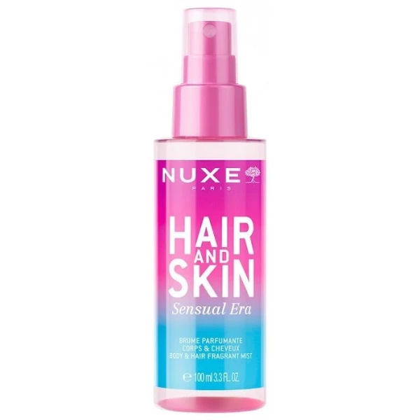 Nuxe Hair and Skin Sensual Era, mgiełka zapachowa do włosów i ciała, kwiat pomarańczy, magnolia, wanilia, 100ml
