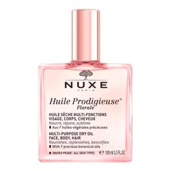 Nuxe Huile Prodigieuse Florale, suchy olejek pielęgnacyjny do ciała, twarzy i włosów, 100ml