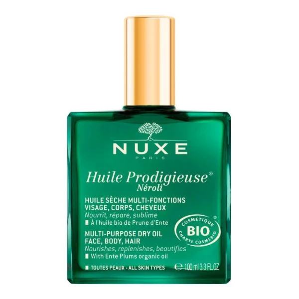 Nuxe Huile Prodigieuse Neroli, suchy olejek do ciała, twarzy i włosów, 100ml