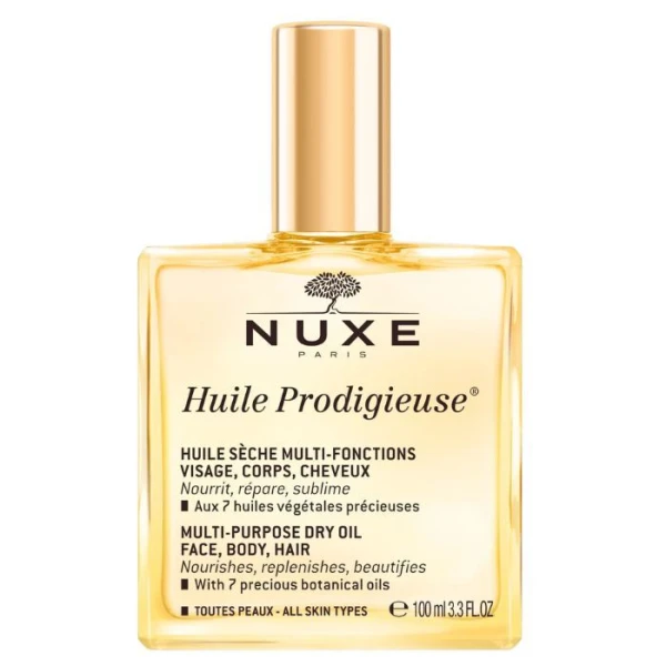 Nuxe Huile Prodigieuse, suchy olejek wielofunkcyjny do ciała, twarzy i włosów, 100ml