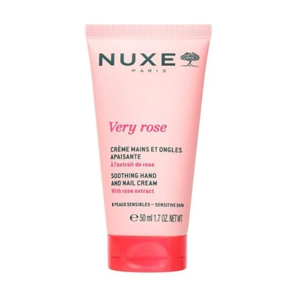 Nuxe Very Rose, krem do rąk i paznokci, 50ml