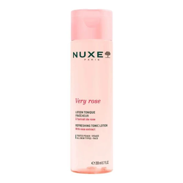 Nuxe Very Rose, odświeżający tonik do twarzy, 200ml