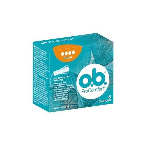 OB, ProComfort, Super, tampony higieniczne, 8 sztuk