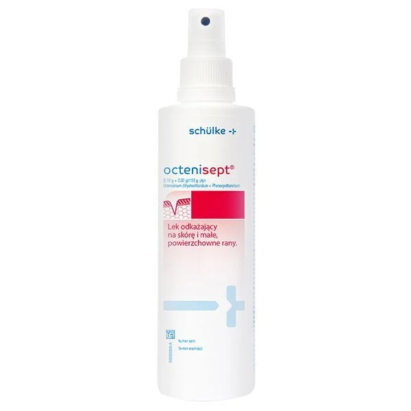 Octenisept (0,1g+2g)/100g, płyn do stosowania na rany, błonę śluzową i skórę, 250ml