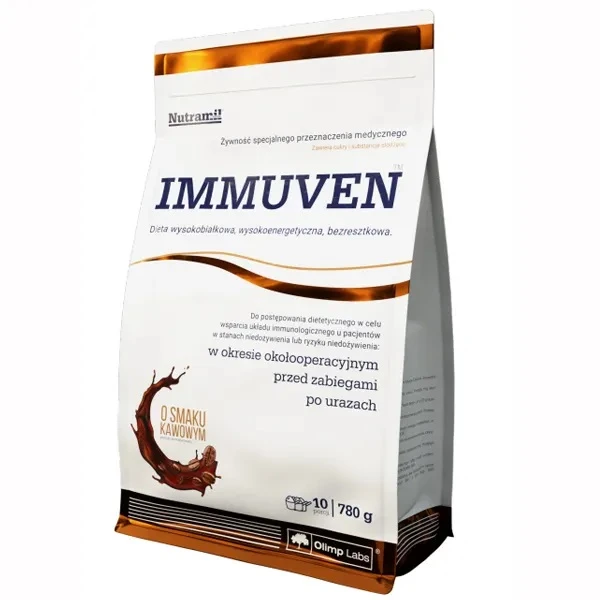 Olimp Labs, Immuven, smak kawowy, proszek, 780g