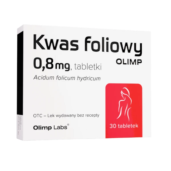 Olimp Labs, Kwas foliowy Olimp 0,8mg, 30 tabletek