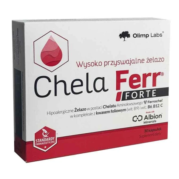 Olimp Labs, Chela-Ferr Forte, 30 kapsułek