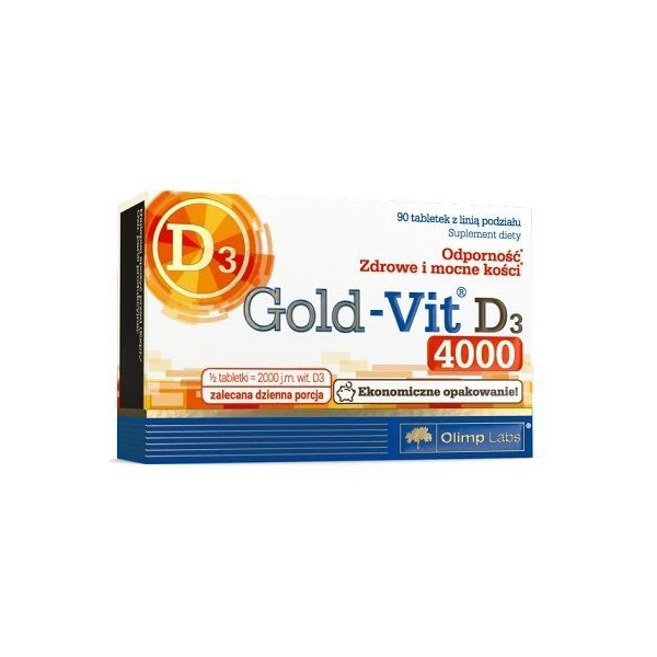Olimp Labs, Gold-Vit D3 4000, 90 tabletek