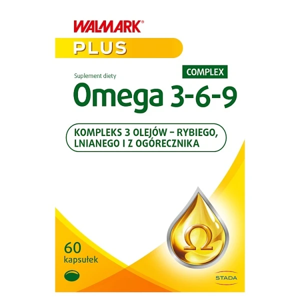 Omega 3-6-9, Serce i wzrok, 60 kapsułek