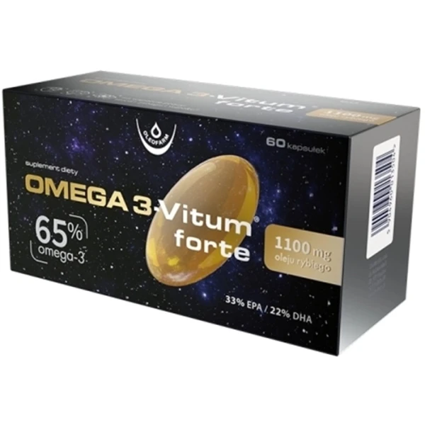 Omega 3-Vitum Forte, 60 kapsułek