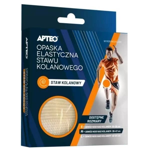 Opaska elastyczna stawu kolanowego, Apteo Care, rozmiar M, 1 sztuka