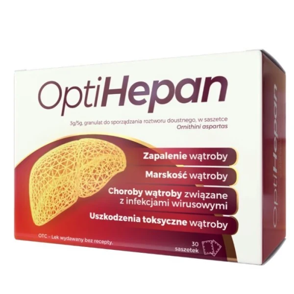 OptiHepan, 3g/5g, granulat do sporządzania roztworu doustnego, 30 saszetek