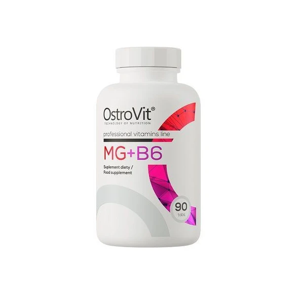 OstroVit, magnez + witamina B6, 90 tabletek