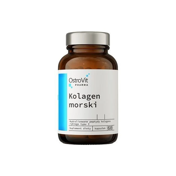 OstroVit Pharma, kolagen morski, 60 kapsułek