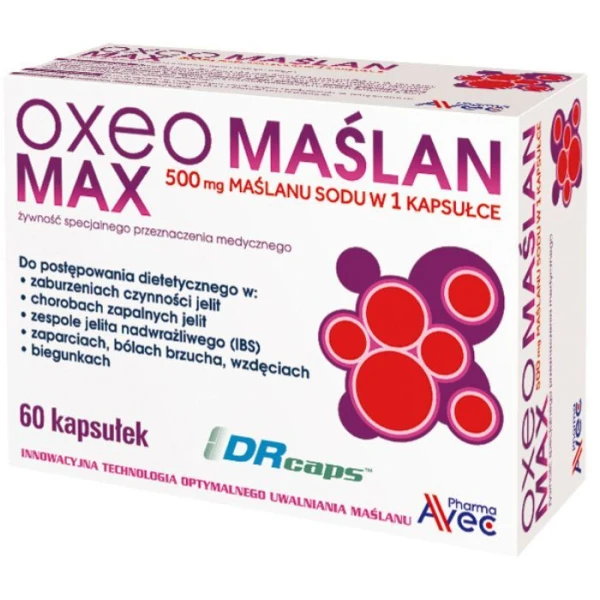 Oxeo Maślan Max, 60 kapsułek