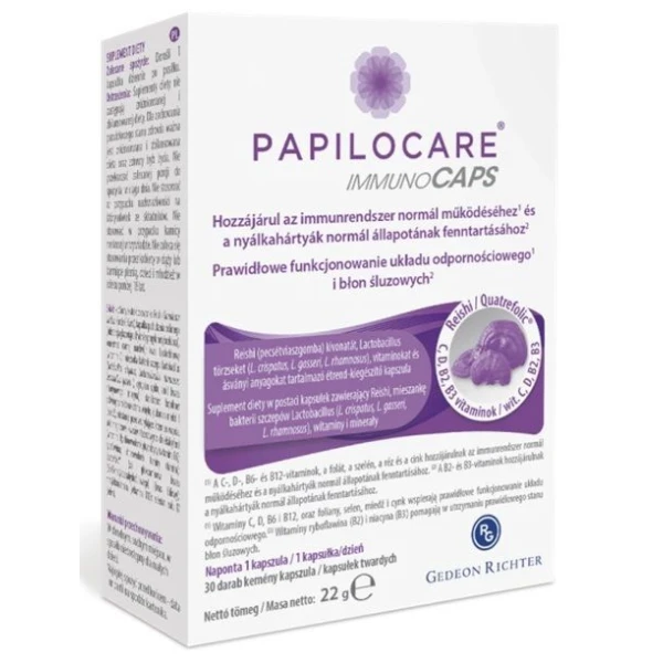 Papilocare Immunocaps, 30 kapsułek