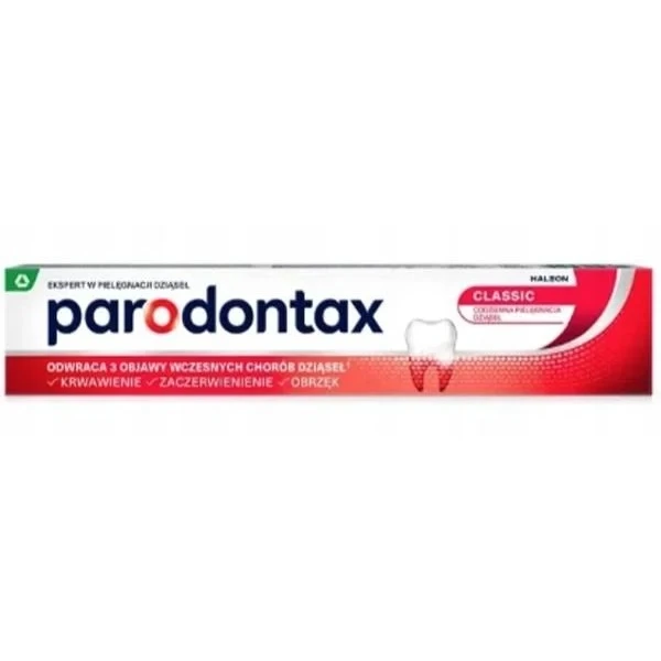 Parodontax Classic, pasta do zębów zapobiegająca krwawieniu dziąseł, 75ml