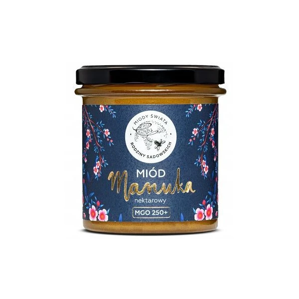Pasieki Rodziny Sadowskich, miód manuka nektarowy MGO 250+, 450g