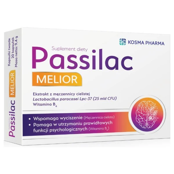 Passilac Melior, 20 kapsułek